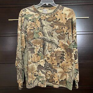 Jerzees Outdoors Camo Tee With Front Pocket